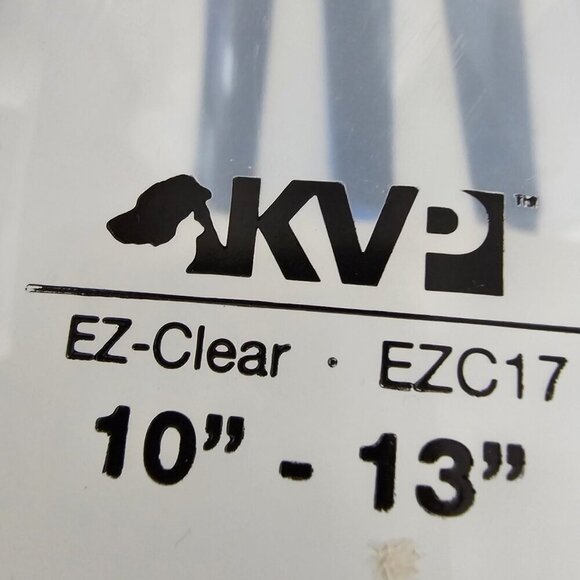 KVP EZ Clear Dog Recovery Collar, Fits 10-Inch to 13-Inch Neck/7.5-Inch Depth - Picture 4 of 9